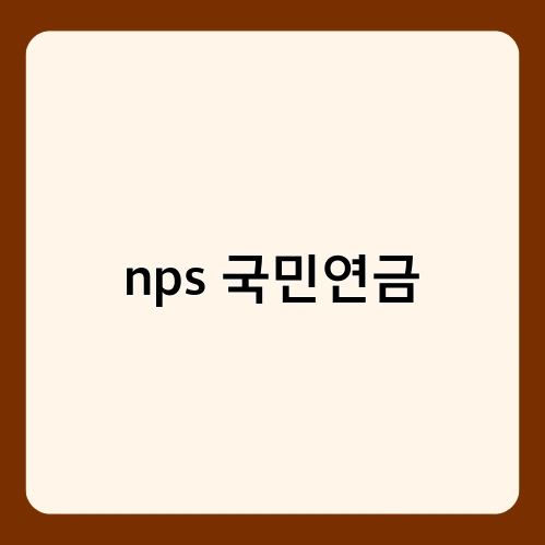 nps 국민연금 2