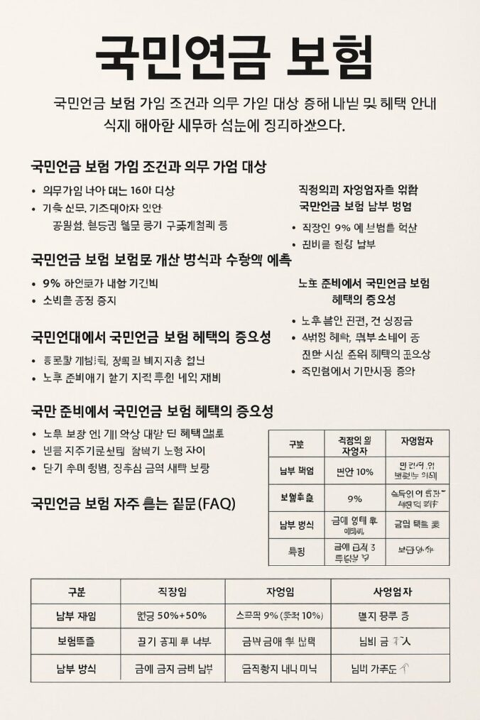 국민연금 보험